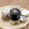 Compact Black And White Electric Mason Jar Vacuum Sealer For Food Preservation