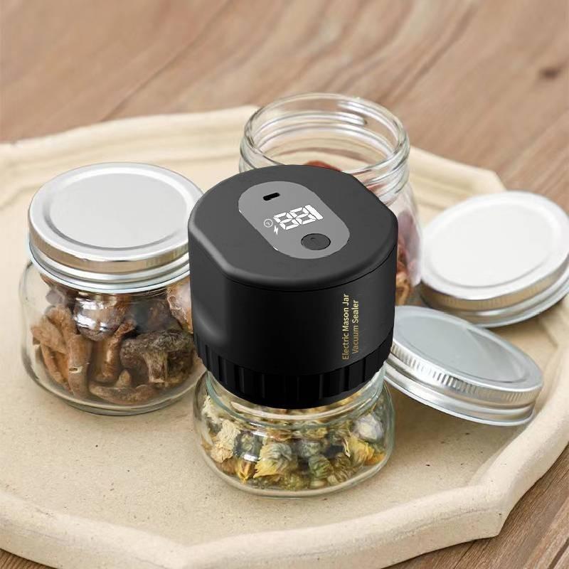 Mason Vacuum Jar Sealer Food Preservation Sealer Set Automatic Kitchen Supplies