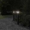 VidaXL Outdoor Floor Lamps 3 Pcs Black 80 Cm Aluminium, Outdoor Ground Lighting, Garden Ground Lighting, 4006396
