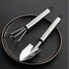 Stainless Steel Gardening Tool Small Garden Tool for Hand Rake Trowel Potted Plants Balcony Planting Transplanting
