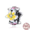 Spring New Charms Genuine Copper Floral Bee Firefly Style Butterfly Beads Fit Original Bracelet Necklace Handmade DIY Jewelry
