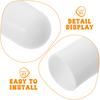4Pcs Round Flashlight Diffuser Cover High Transmission Silicone 39-43Mm Anti Glare Light Diffuser for Outdoor Camping Emergency