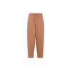 Sportswear Essentials Logo Print Drawstring Fleece Solid Color Sweatpants Women Bottoms Mineral-Clay-Yellow DD5637-215