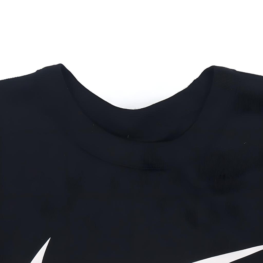 Nike Letter Logo Print Vintage American Crew Neck Pullover Short Sleeve T-Shirt Men Tops Black DX6309-010