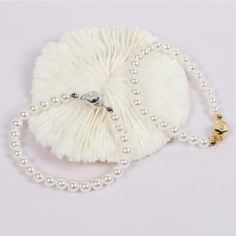 Dana Burton [Magnet One-Touch] Joy Pearl Bracelet_6mm Pearl