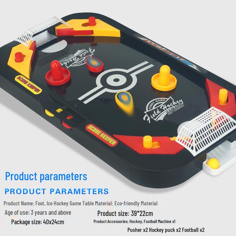 Wow Wow Cross-border Table Hockey Game: Two-Player Parent-Child Interactive Toy for Boys and Girls