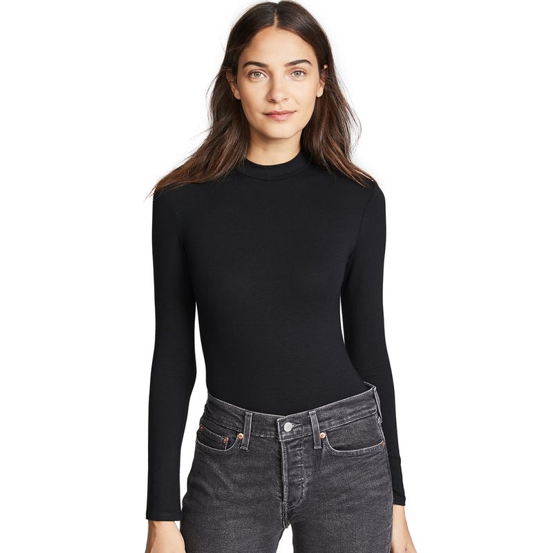 Autumn clothes New Fashion Slim fit Inner wear T-shirt European and American Western Style Super Hot Modal Cotton Long sleeve Bottoming Shirt Women