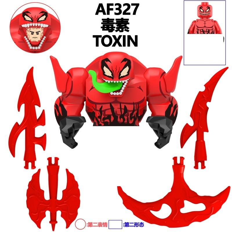 

Мини-модель персонажей Disney из строительных блоков Marvel Веном Сборная мобильная кукла Карнаж Симбиотическая кукла-экшен Подарок на день рождения