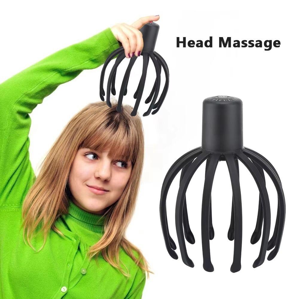 Multi-touch Electric Head Massager 3 Gears Scalp Massager Practical Head Scratcher  Improve Sleep