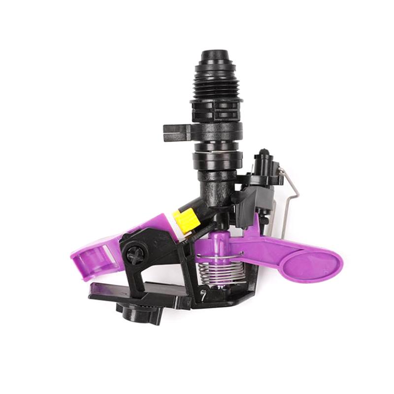 1/2" 3/4" Außengewinde Landwirtschaftliche rotierende Schwingregner 360 Grad rotierende Düse Einstellbare Agrar-Rasenbewässerungsdüsen