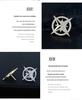 Starlight Zirconia Cross Brooch: Men's & Women's High-End Lapel Pin with Anti-Exposure Buckle.