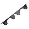2 Pair Stainless Steel Stove Gap Covers Stove Gap Filler Range Trim Kit Stove Gap Guards Heat Resistant Adjustable Length 35-70cm Black