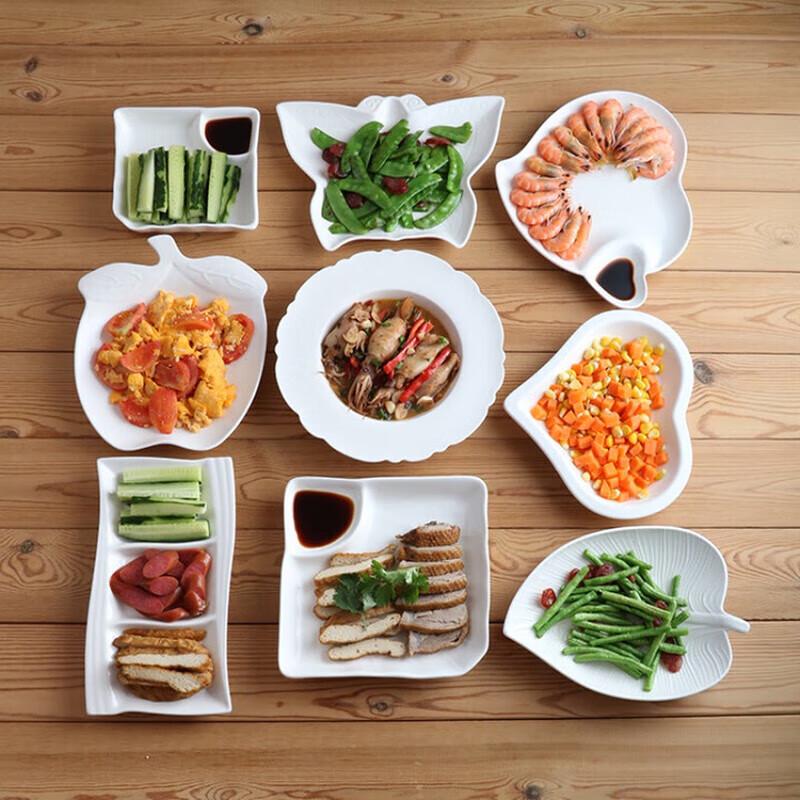 Huihuang 9-Piece Irregular Ceramic Dinnerware Set