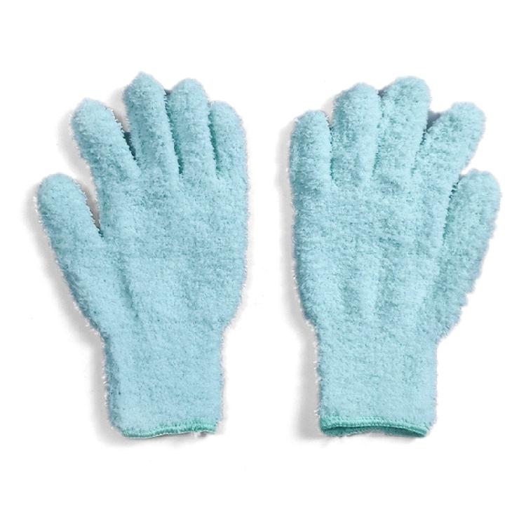 Multipurpose Dust Collection Gloves Soft Absorbent Corals Fleece For Home Cleaning Tasks Gentle On Furniture Surfaces