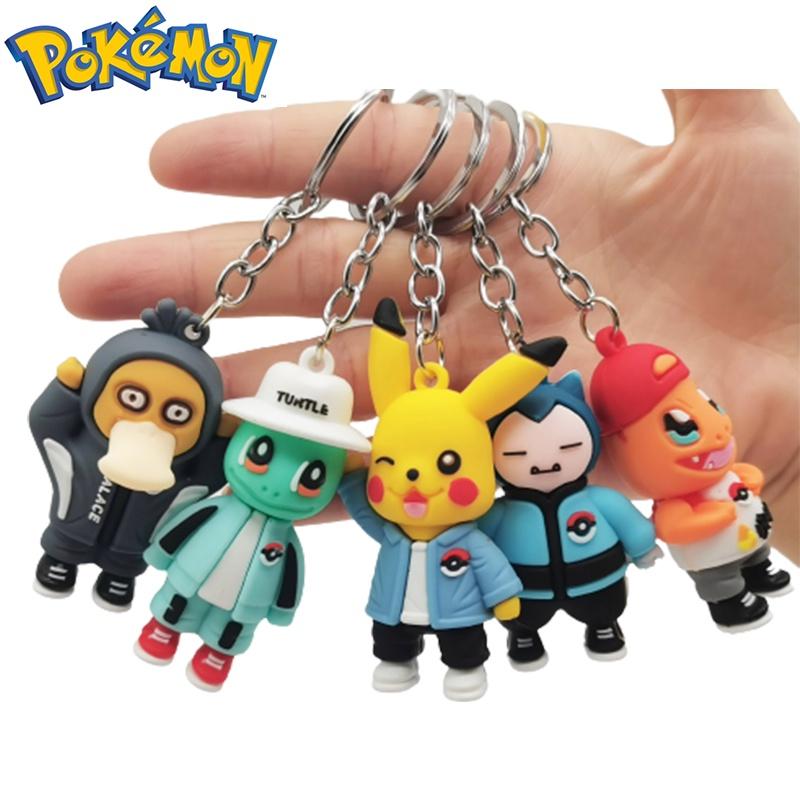 Adorable Pokemon Pikachu Squirtle Keychain Toy For Kids And Adults