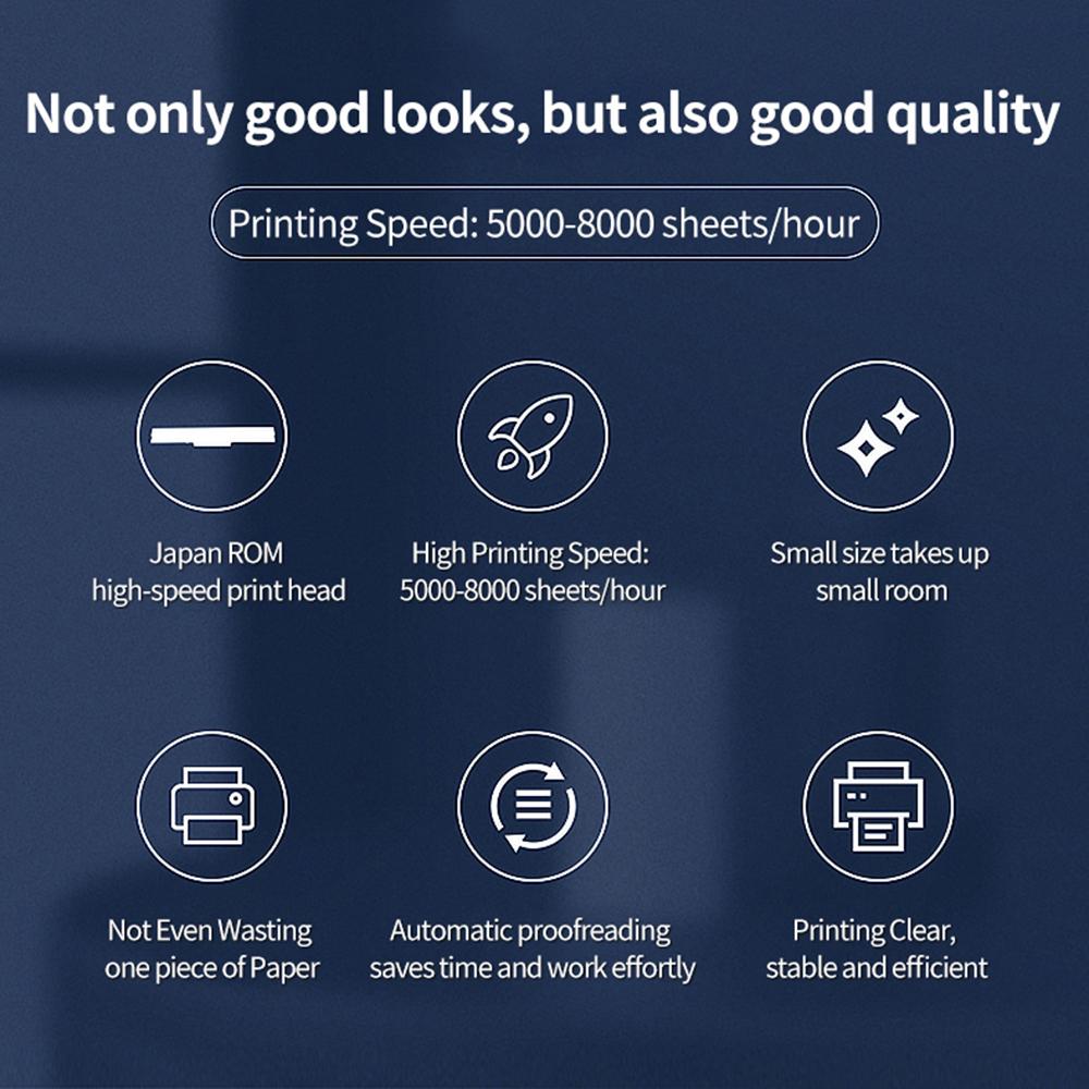 

TDL401H USB Computer Thermal Label Printer Receipt Printing Tool EU Plug