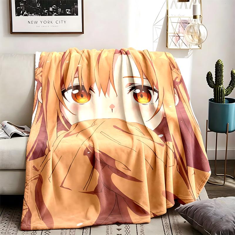 Sword Art Online Theme Blanket Suitable For The Sofa Camping And Travel Made Of Soft Flannel Material An Ideal Gift For Occasions Such As Birthday