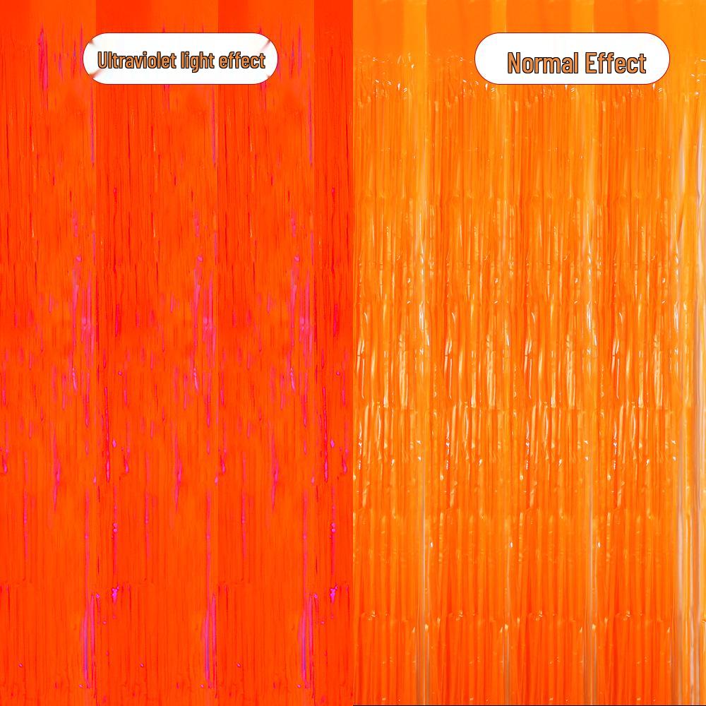 Colorful Macaron Tinsel Curtain for Kids' Party Decor & Dress-Up