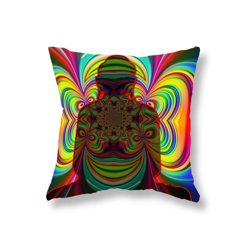 Meditation Buddha Kissenbezug Sofa Dekoration Zimmer Nachttisch Büro Spiel Stuhl Kissenbezug Home Decor Kissenbezug 45x45cm