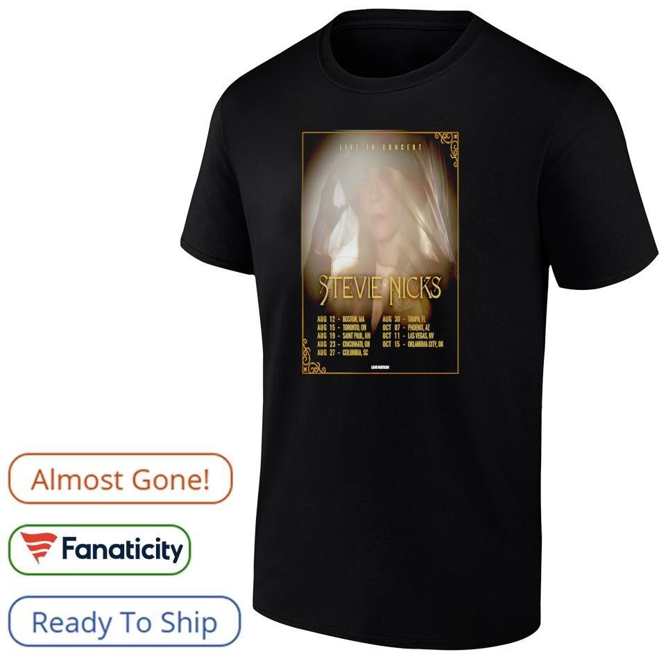 Stevie Nicks Live In Concert Aug Tour 2026 T-shirts S-5XL Multicolor XXXXL