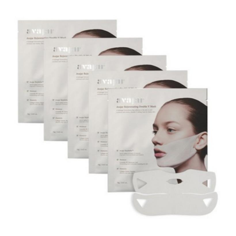 AVAJAR Rejuvenating Double V Mask 1pack (5pcs) Korea Beauty