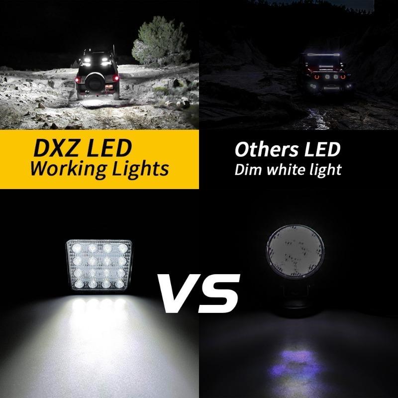 1PC LED work light 4 inch square 16 light 48W modified headlight spotlight headlight