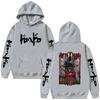 2026 Heißer Verkauf Japanischer Anime Dorohedoro Nikaido Grafik Hoodie Kaiman Gothic Horror Pullover Hoodie Unisex Y2K Gothic Übergroßer Hoodie