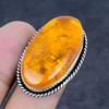 Baltic Amber Gemstone 925 Sterling Silver Jewelry Ring Size 6