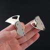 Keychain Pendant Mini Folding Cutter Rust-resistant High Hardness Portable Sharp Cutter Titanium Alloy Multi-purpose