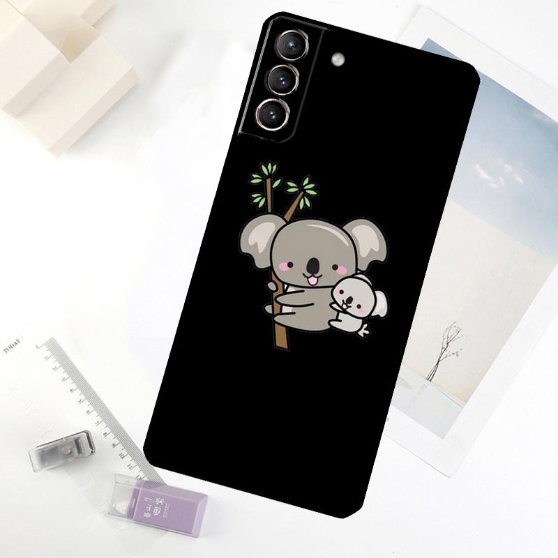 Cute watercolor animal koala Phone Case For Samsung Galaxy S25 S24 S23 S22 S21 S20 S26 Ultra S10 Plus S23 FE S25 FE Cover