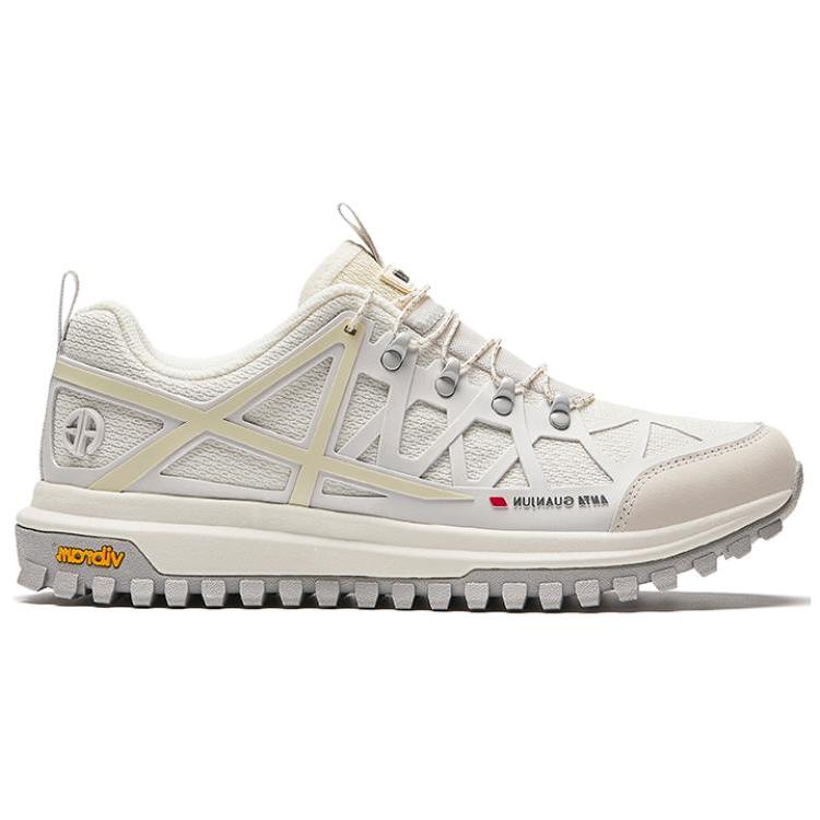 Anta Comfortable Durable Low-Top Outdoor Functional Shoes Women Shoes White Gray 122426621A-1