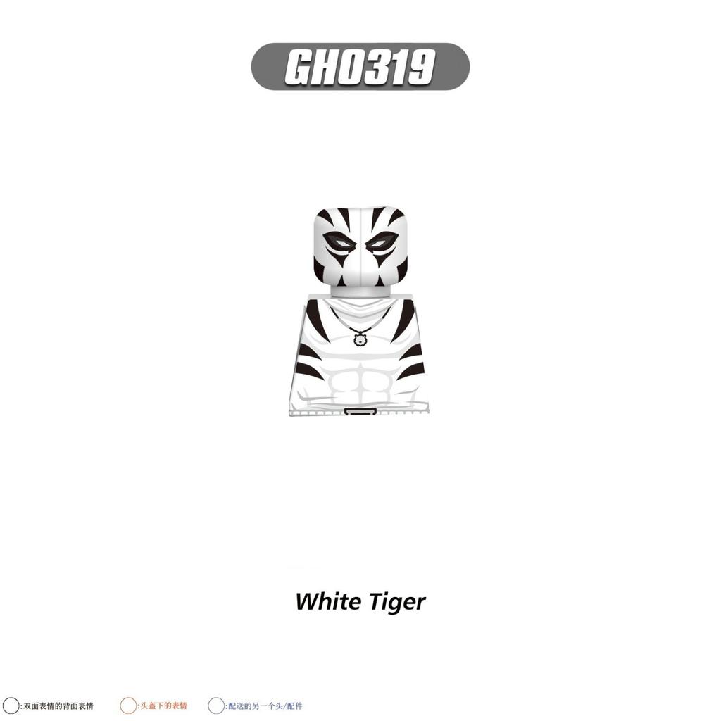 GH0142 Daredevil Movie Mini Figure Toys Cavillerine Pyro Zen Cowboy Elektra X-23 Human Torch Blade Blocks Party Gifts