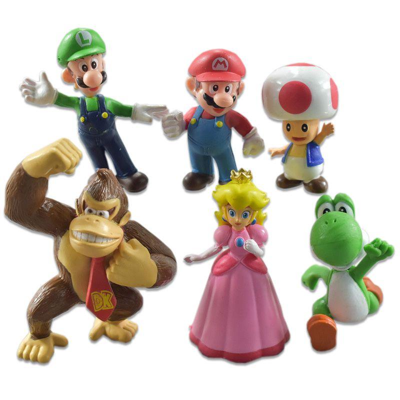 Super Cute Super Mario Action Figure Toy Set For Collection And Decoration In Your Home