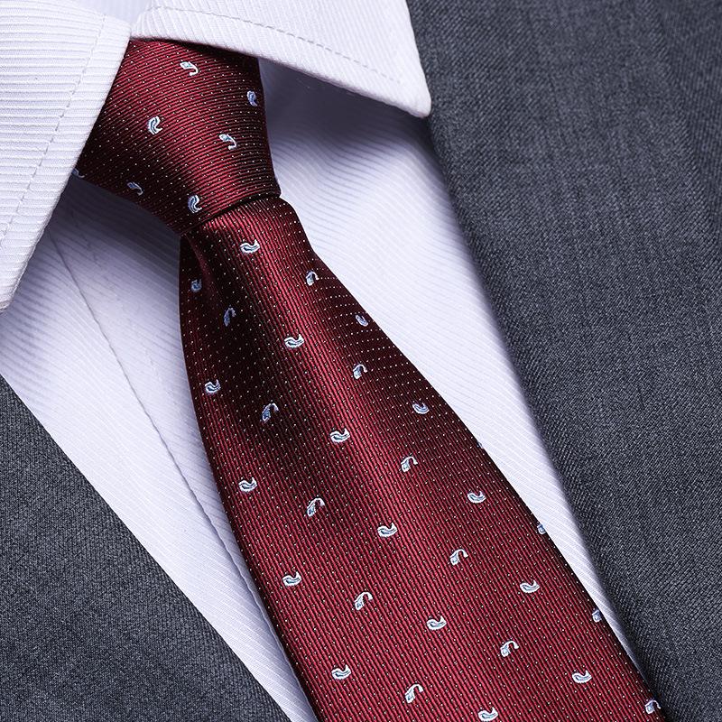 Married Men'S Red Zipper No-Tie Formal Tie Business Black Professional Groom Korean Version One-Pull Tie