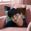 J-Ji C-Chang Wook Cushion Cover Multi-Scene Pillow Cover for Home & Car - Reversible, Soft & Durable for Daily Use