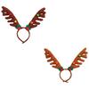 Lightweight Cloth Deer Antlers Hairband For Christmas Halloween Birthday Celebrations Unisex Costume Accessory