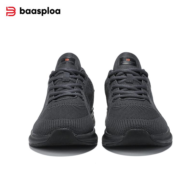 Baasploa Men Running Shoes Lightweight Breathable Tennis Shoes Sports Shoes Casual Fashion Men Walking Shoes Non-slip Sneakers