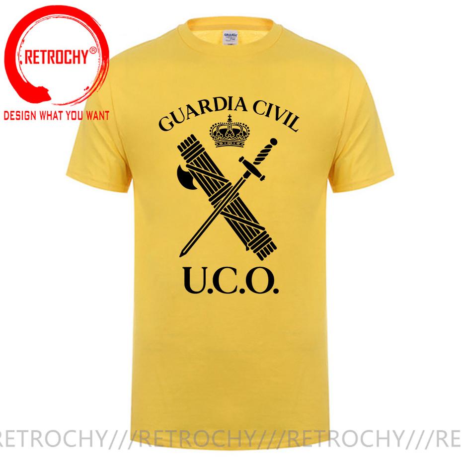 Uco Guardia Civil EspaA PolicA T Shirt Unisex Spain Guardia Civil TShirt Unisex Military Army Summer Streetwear Tops Tee Shirt