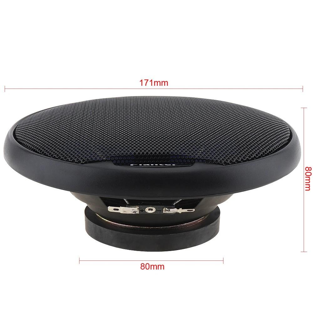 2pcs  6.5 Inch Car HiFi Coaxial Speaker Vehicle Door Auto Audio Music Stereo Full Range Frequency Speakers for Cars