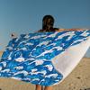 Giappone Onda di Kanagawa Coperta in Microfibra Asciugatura Rapida Teli da Spiaggia Stampa Oversize Super Assorbente Coperta Asciugamano da Piscina