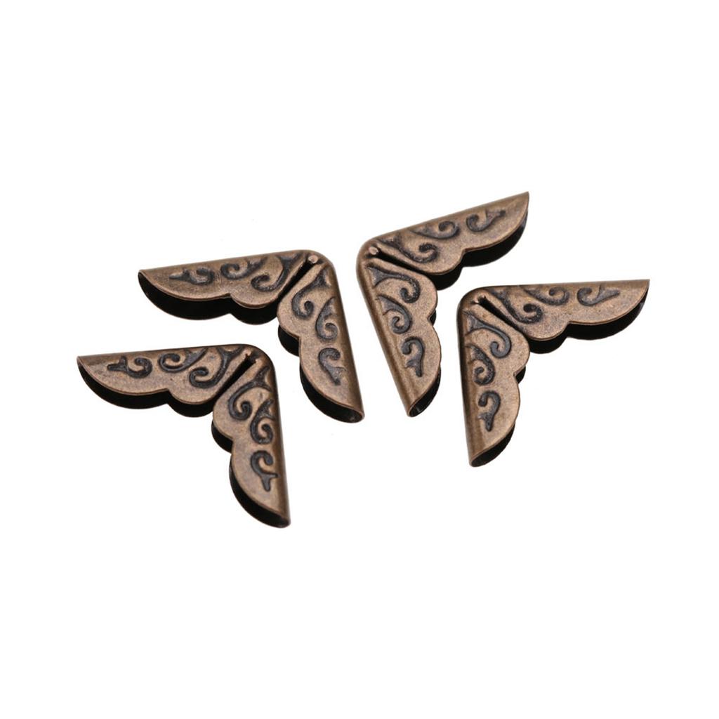 50pcs Book Corner Protectors for Scrapebooking Vintage Photo Album Diary Yellow