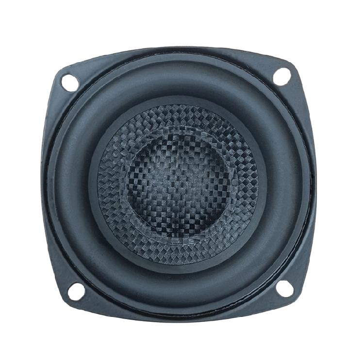 Professional 3Inch Square Woofer Speaker HiFi Grade Output Glass Fiber Woven Cones 86dB Sensitivity