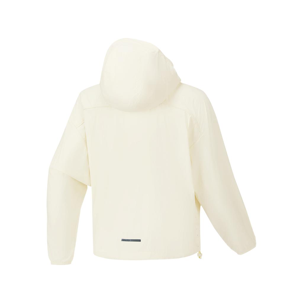 Skechers Hooded Solid Color Breathable Sun Protection Jacket Women jackets P226W006-0074