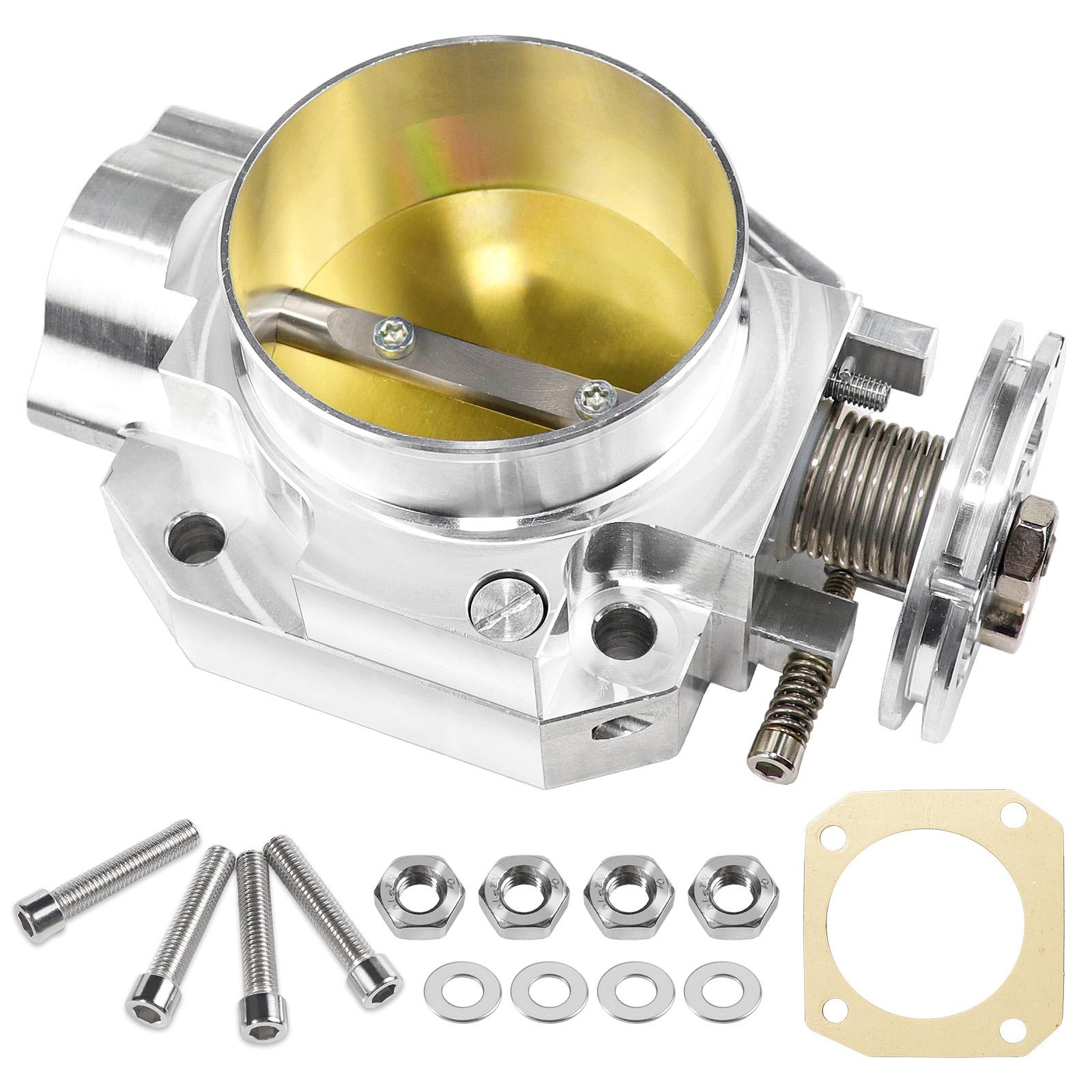 

Aluminum 70mm Intake Manifold CNC Performance Throttle Body Valve For Honda B16 B18 D16 F22 B200 D/B/H/F EF EG EK H22 D15 S2000 70MM Throttle Body