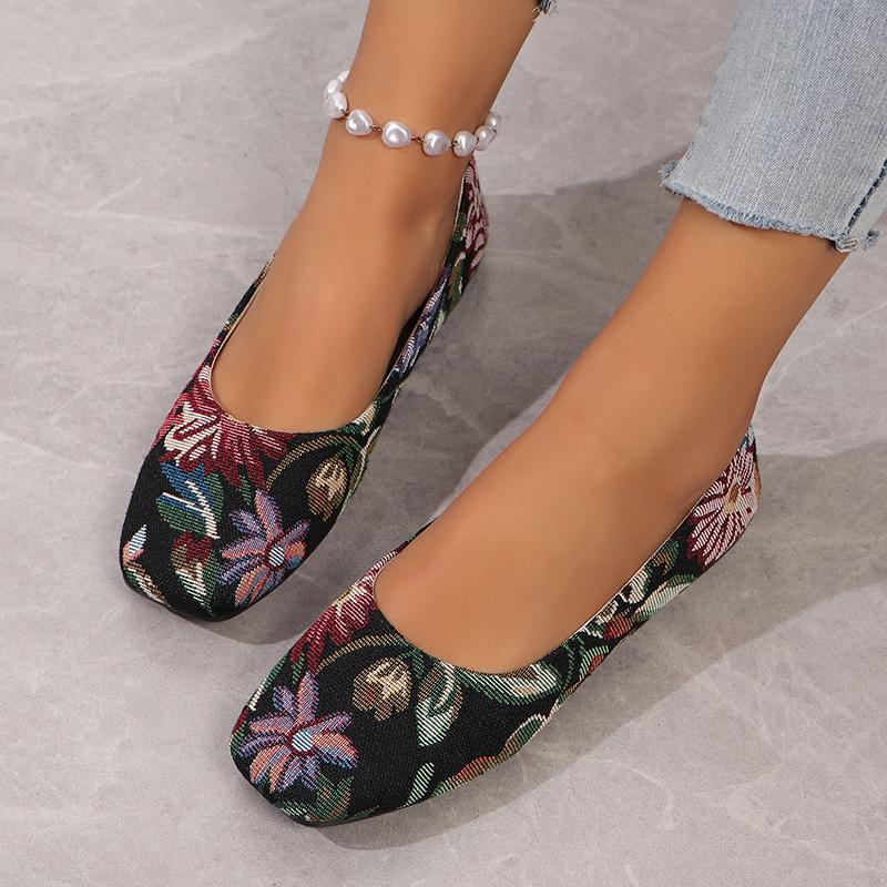 Mode Damen Ballerinas Mode Frühling Sommer Muster Flache Schuhe für Damen Atmungsaktive Mesh Flache Sneakers Damen Outdoor Bequeme Slipper