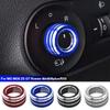 Car Rearview Mirror Knob Trim Cover Rotary Switch Aluminum Alloy Rings Adjustment For MG MG6 ZS GT Roewe I6 Ei6 I6plus RX5