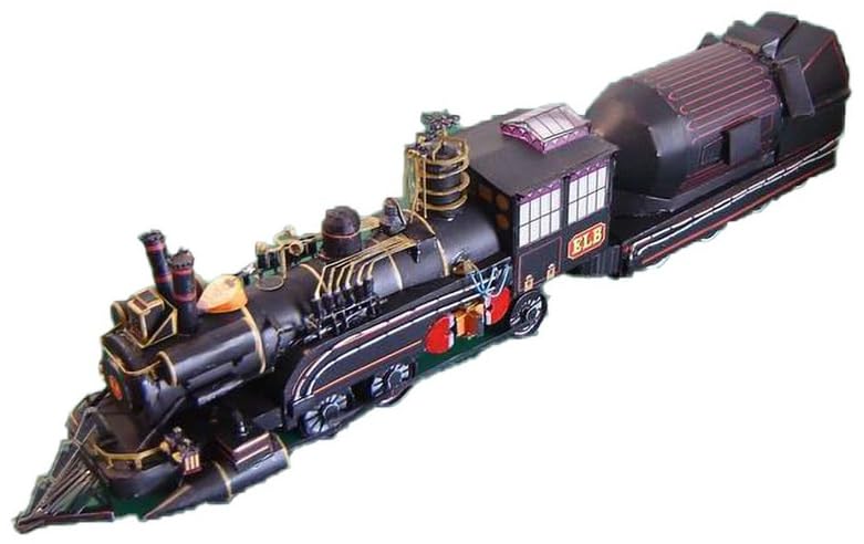 

3D Assembly Papercraft Back to the Future Steam Locomotive Locomotive 131