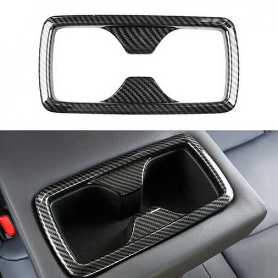 For Toyota RAV4 RAV-4 - Carbon Rea Fiber Water Cup Holder Cover Trim