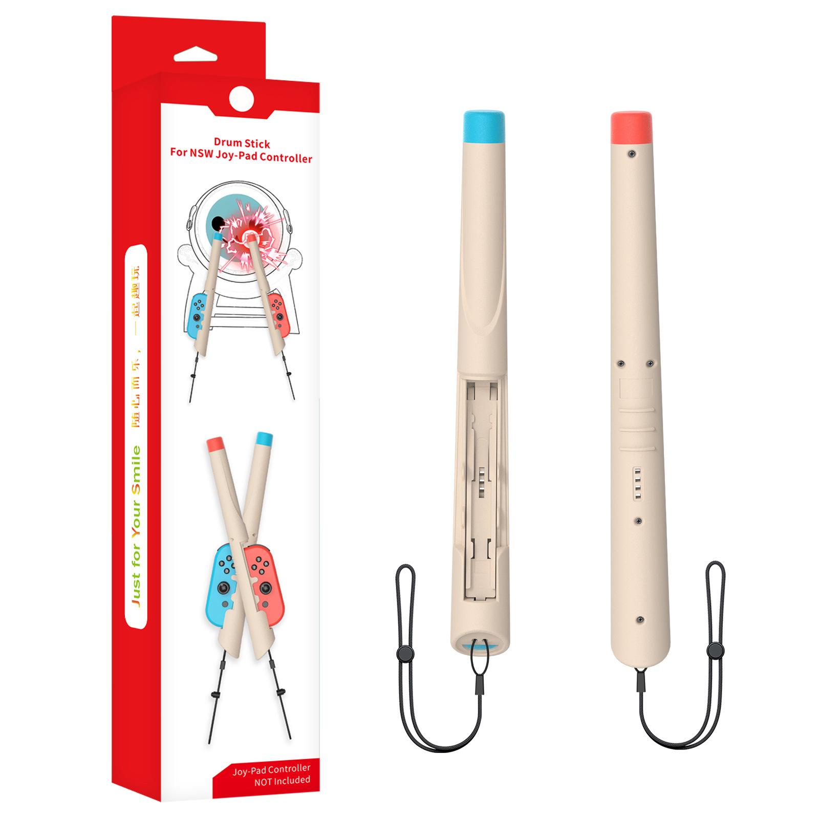 

2Pcs/set Drum Stick Handle Grip Holder for Switch Controller Spare Percussion Drumsticks Precise Rhythm Response
