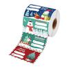 Wrapping Paper Accessories Christmas Sticker Labels for Holiday Gift Wrapping, Self-Adhesive Tags with Blank Customizable Writing Area Present